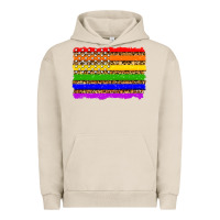 Pigment French Oak lgbtq and usa flag Urban Hoodie - Zillion Design Studio