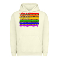 Pigment Pistachio lgbtq and usa flag Urban Hoodie - Zillion Design Studio