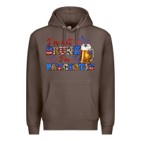 Coffee i'm not drunk i'm patriotic zillion Premium Hoodie - Zillion Design Studio