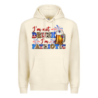 Sandshell i'm not drunk i'm patriotic zillion Premium Hoodie - Zillion Design Studio