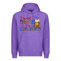 Purple i'm not drunk i'm patriotic zillion Premium Hoodie - Zillion Design Studio