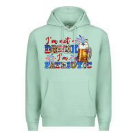 Seafoam i'm not drunk i'm patriotic zillion Premium Hoodie - Zillion Design Studio