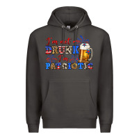 Smoke i'm not drunk i'm patriotic zillion Premium Hoodie - Zillion Design Studio