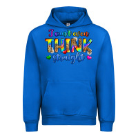 Cobalt i can't even think straight Urban Hoodie - Zillion Design Studio