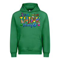 Emerald i can't even think straight Urban Hoodie - Zillion Design Studio