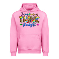 Fuchsia Pink i can't even think straight Urban Hoodie - Zillion Design Studio