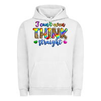 Pigment Lunar Rock i can't even think straight Urban Hoodie - Zillion Design Studio