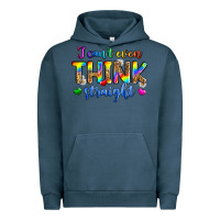 Pigment Midnight Navy i can't even think straight Urban Hoodie - Zillion Design Studio