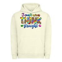 Pigment Pistachio i can't even think straight Urban Hoodie - Zillion Design Studio