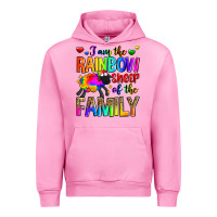 Fuchsia Pink i am the rainbow sheep of the family Urban Hoodie - Zillion Design Studio