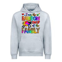 Heather Grey i am the rainbow sheep of the family Urban Hoodie - Zillion Design Studio