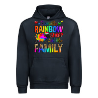 Navy i am the rainbow sheep of the family Urban Hoodie - Zillion Design Studio