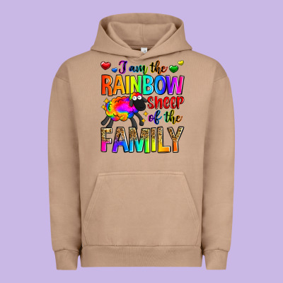 I Am The Rainbow Sheep Of The Family Urban Hoodie Designed By Zillion Design Studio