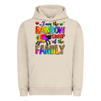 Pigment French Oak i am the rainbow sheep of the family Urban Hoodie - Zillion Design Studio