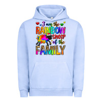 Pigment Grape Ice i am the rainbow sheep of the family Urban Hoodie - Zillion Design Studio