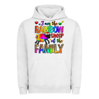 Pigment Lunar Rock i am the rainbow sheep of the family Urban Hoodie - Zillion Design Studio
