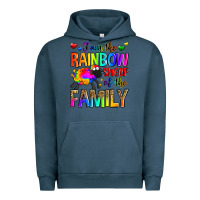 Pigment Midnight Navy i am the rainbow sheep of the family Urban Hoodie - Zillion Design Studio