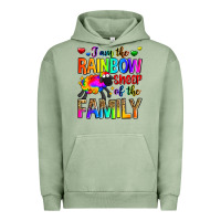 Pigment Oil Green i am the rainbow sheep of the family Urban Hoodie - Zillion Design Studio