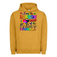 Pigment Peanut Butter i am the rainbow sheep of the family Urban Hoodie - Zillion Design Studio