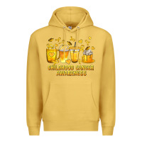 Antique Gold Childhood Cancer Awareness Coffee Cups Premium Hoodie - texasbilliewilder