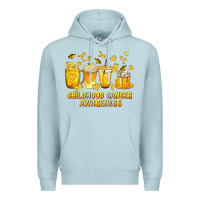 Blue Mist Childhood Cancer Awareness Coffee Cups Premium Hoodie - texasbilliewilder