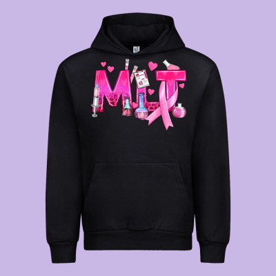 Medical Laboratory Technician Breast Cancer Urban Hoodie Designed By Texasbilliewilder