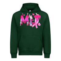 Forest Green Medical Laboratory Technician Breast Cancer Urban Hoodie - texasbilliewilder
