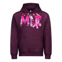 Mauve Wine Medical Laboratory Technician Breast Cancer Urban Hoodie - texasbilliewilder