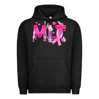 Pigment Black Medical Laboratory Technician Breast Cancer Urban Hoodie - texasbilliewilder