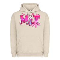 Pigment French Oak Medical Laboratory Technician Breast Cancer Urban Hoodie - texasbilliewilder