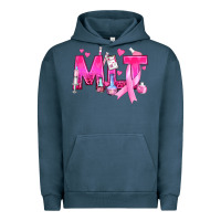 Pigment Midnight Navy Medical Laboratory Technician Breast Cancer Urban Hoodie - texasbilliewilder
