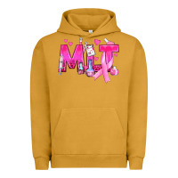 Pigment Peanut Butter Medical Laboratory Technician Breast Cancer Urban Hoodie - texasbilliewilder