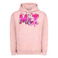 Pigment Salmon Medical Laboratory Technician Breast Cancer Urban Hoodie - texasbilliewilder