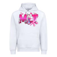 White Medical Laboratory Technician Breast Cancer Urban Hoodie - texasbilliewilder