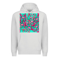 Dove Grey Cancer Ribbon with Heart Premium Hoodie - texasbilliewilder
