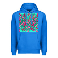 True Royal Cancer Ribbon with Heart Premium Hoodie - texasbilliewilder