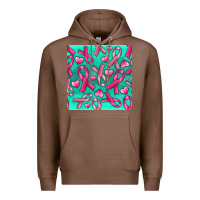 Chestnut Cancer Ribbon with Heart Premium Hoodie - texasbilliewilder