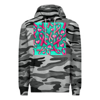 Slate Camo Cancer Ribbon with Heart Premium Hoodie - texasbilliewilder