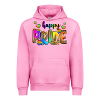 Fuchsia Pink happy pride Urban Hoodie - Zillion Design Studio