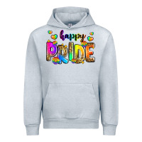 Heather Grey happy pride Urban Hoodie - Zillion Design Studio