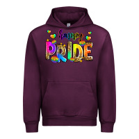 Mauve Wine happy pride Urban Hoodie - Zillion Design Studio