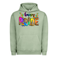 Pigment Oil Green happy pride Urban Hoodie - Zillion Design Studio