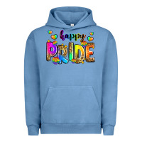 Pigment Pebble Blue happy pride Urban Hoodie - Zillion Design Studio