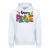 White happy pride Urban Hoodie - Zillion Design Studio