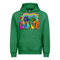 Emerald Choose love Urban Hoodie - Zillion Design Studio