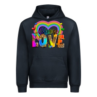 Navy Choose love Urban Hoodie - Zillion Design Studio