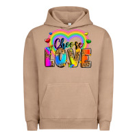 Pigment Burro Choose love Urban Hoodie - Zillion Design Studio
