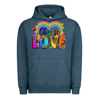 Pigment Midnight Navy Choose love Urban Hoodie - Zillion Design Studio