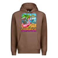 Chestnut hello summer skeleton Premium Hoodie - Zillion Design Studio