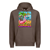 Coffee hello summer skeleton Premium Hoodie - Zillion Design Studio